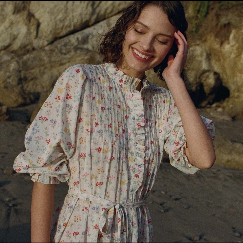 Doen Stanton Dress Spring Bouquet floral XXS